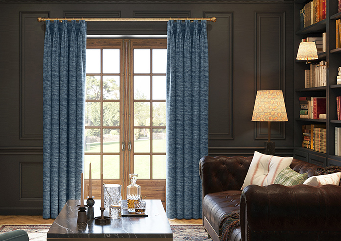 Mirdif, Digital Blue - Made to Measure Curtains - Image 3